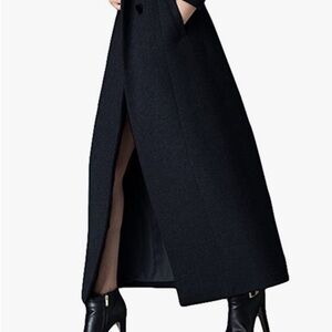 Anne Klein Maxi  Coat straight. Sz 8